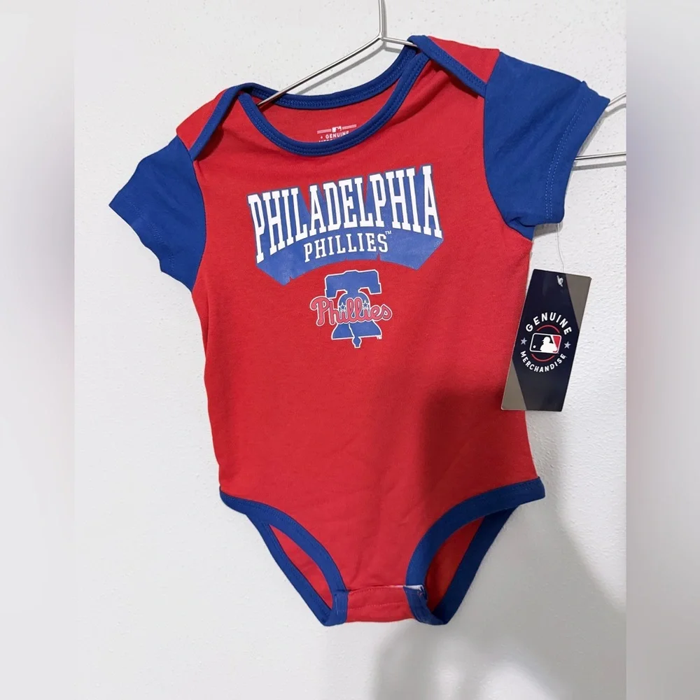 Philadelphia‎ Phillies Baby Bodysuit  Romper Creeper Infant 18 Months NWT